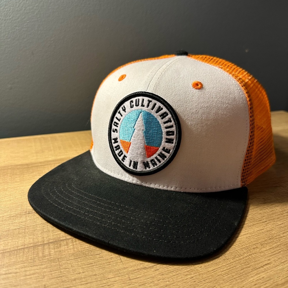 Salty Cultivation Flat Brim Snap Back.